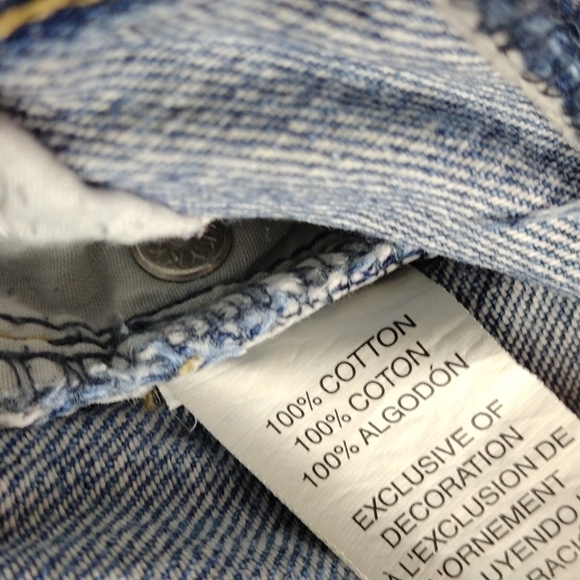 Children's Place Blue Medium Wash Five Pocket Straight Leg Adjustable Waist Jean - Picture 7 of 13